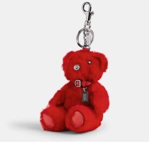 Coach Shearling Bear Charm